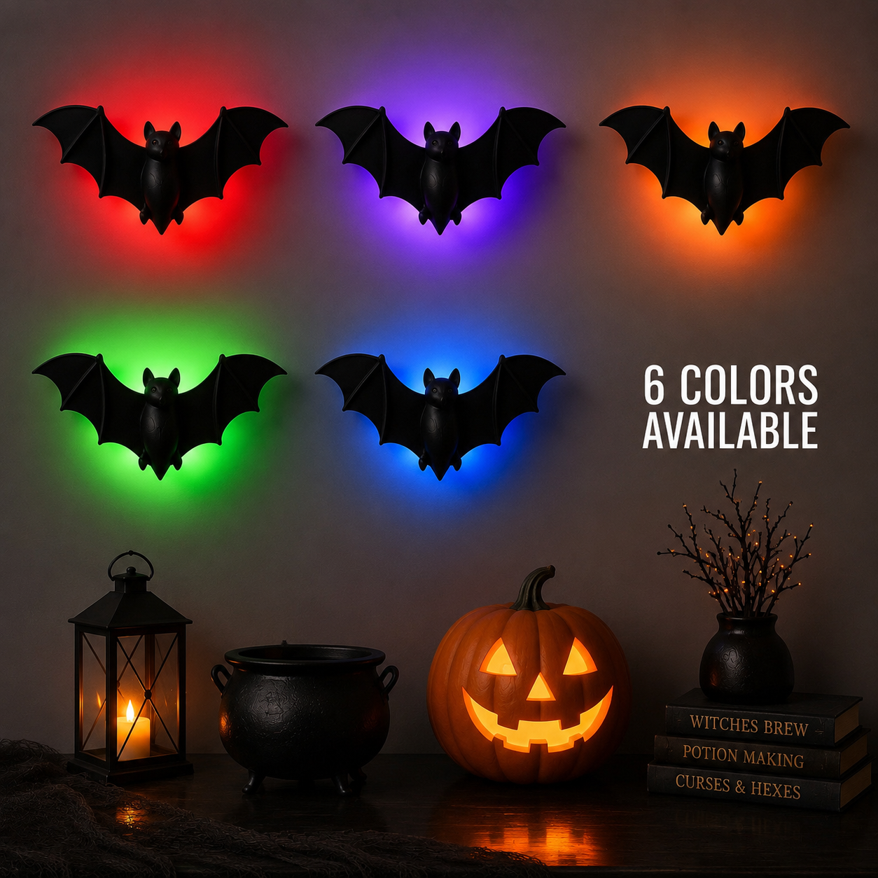 3D LED Halloween Bats™