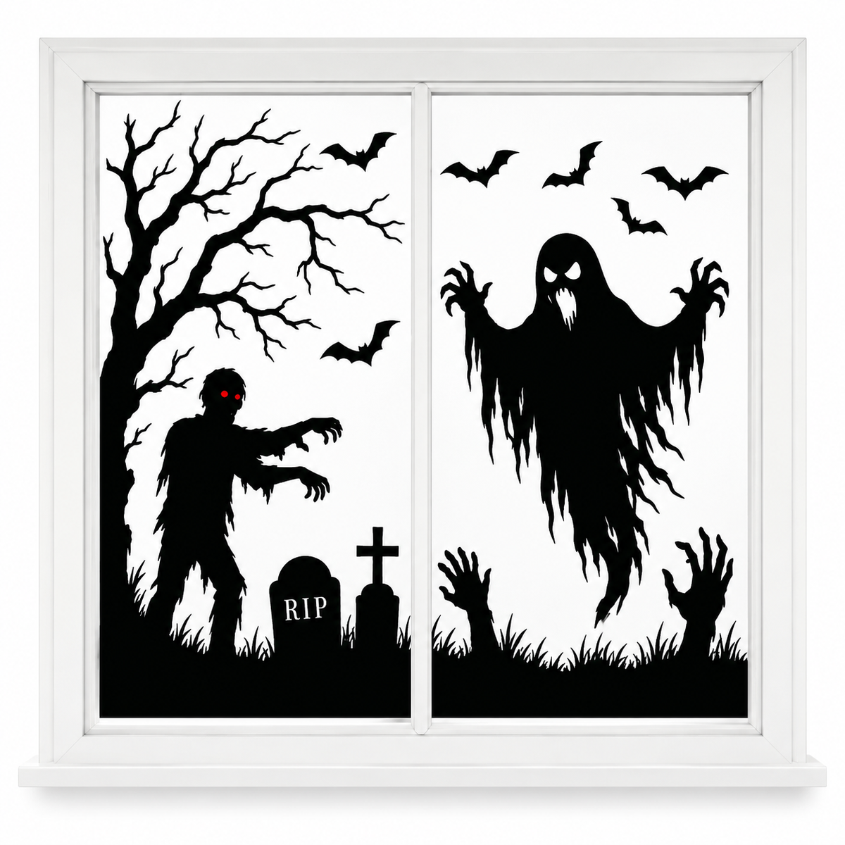 Haunted Window Display