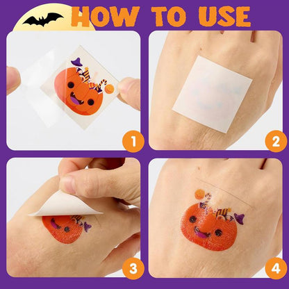 Glow in the Dark Halloween Tattoos